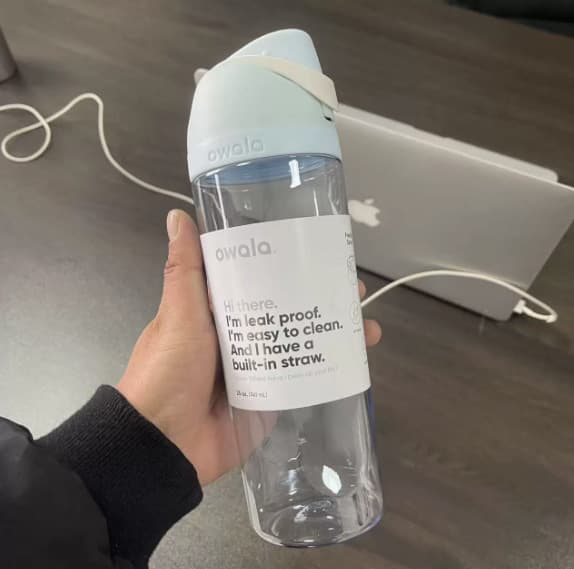 Owala dubbla drickskoppar sport bärbara raka koppar -25oz