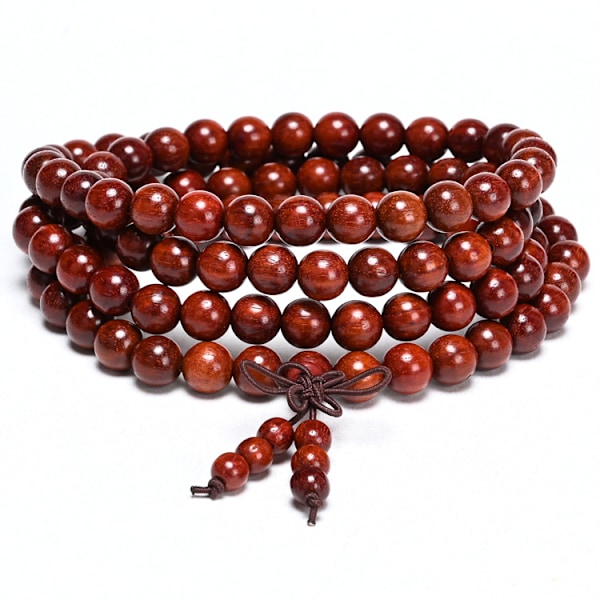 Small leaf rosewood Buddha beads Zambia blood sandalwood string