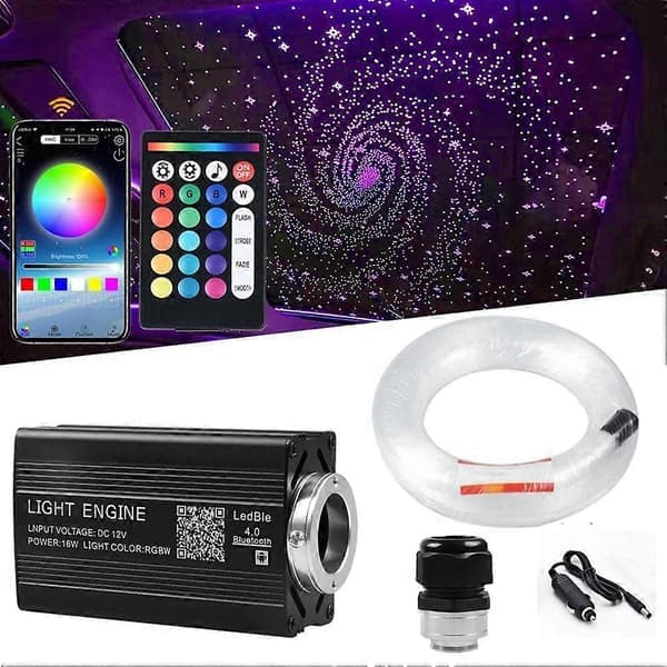 1000 pcs Fiber Optic Car Home Decoration Star Light Kit Ceiling Lights Remote Control