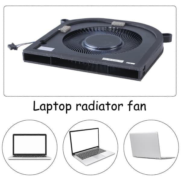 Bærbare computere Køleventilator Radiatorer DC5V 4Pin 4 ledninger Stille GPU CPU-kølere til 17 9700 9710 9720 0MXF81 0P2FY9 GPU