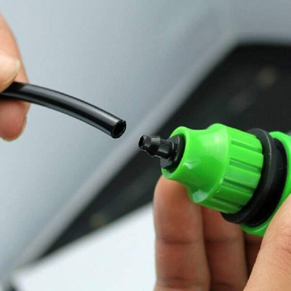 Hageslange Rør Enveis Adapter Kran Kobling Fittings For Vanning Pakke med 6