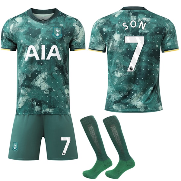 Tottenham Hotspur bortedrakt for barn og voksne 2024-2025, fotballdrakt nr. 7 SON 26