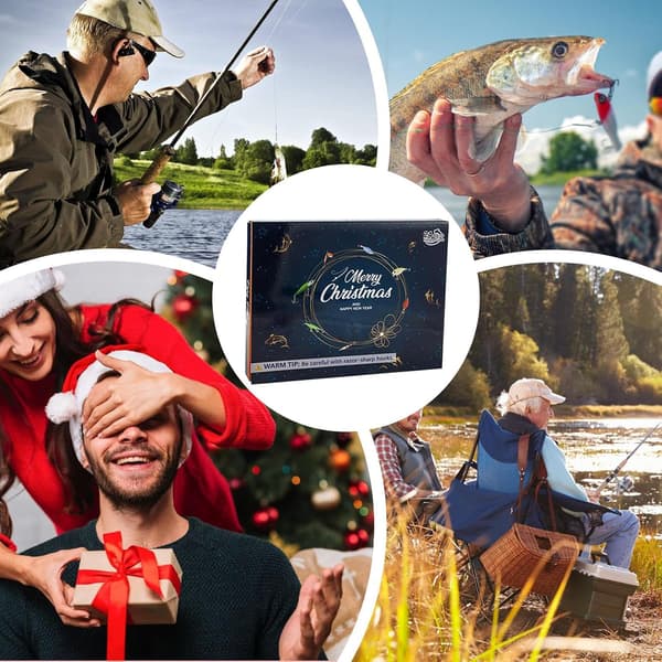 24-dagars adventskalender med fiskedrag (J)