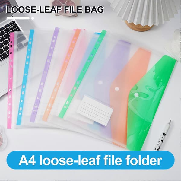 Organisationsfilpose – Farverig og holdbar – til studerende B