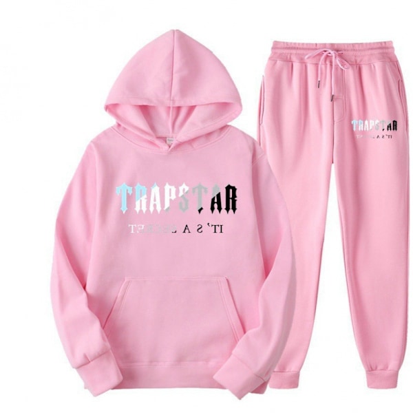 Löparsportkläder set med huvtröja unisex sportkläder huvtröja byxor XL