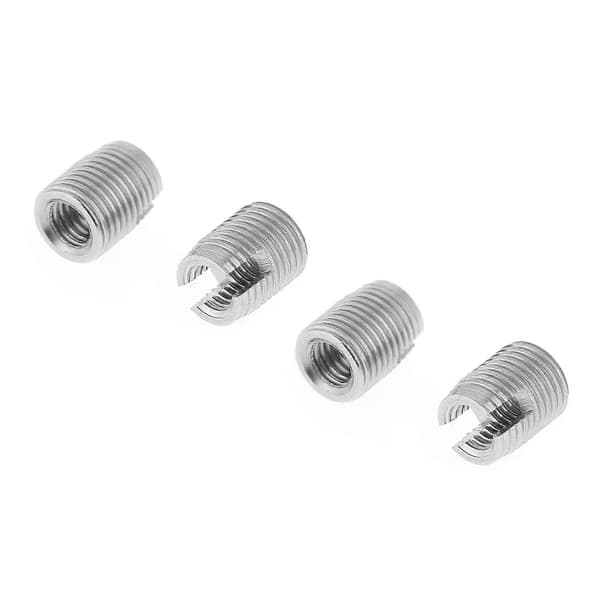 20 pcs Stainless Steel SUS303 Self-Tapping Slotted Screw Thread Insert M3 x 6mm