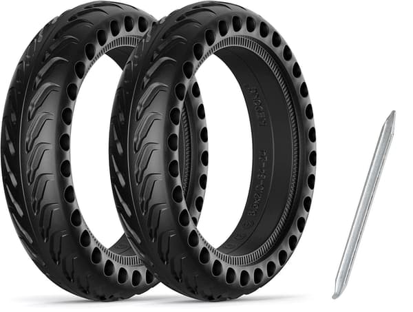 2pcs Puncture-proof tire 8.5\" Honeycomb Xiaomi M365 scooter+1pc Tool
