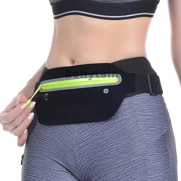 Utomhuslöpning Fitness Ultratunt Mobiltelefon Midjeväska Myntväska 6