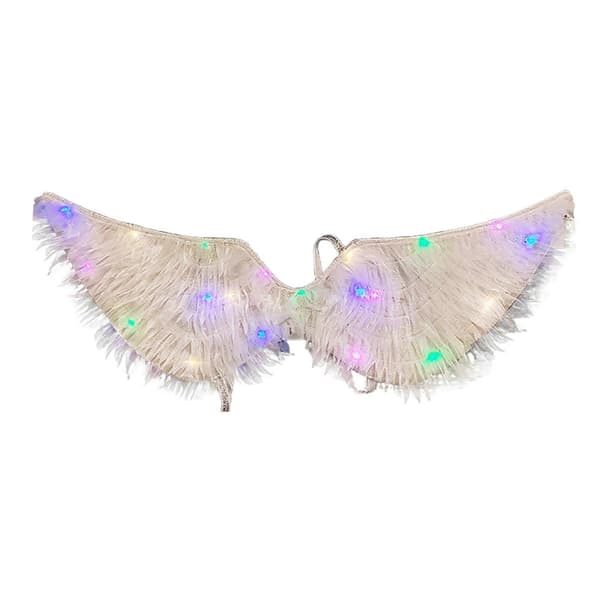 LED-kostymevinger – komfortabel passform – til julefest White
