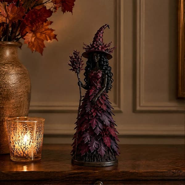 Halloween Heksepynt - Elegant Håndværk - til Vinduesbord Midtpunkt 12Inch D