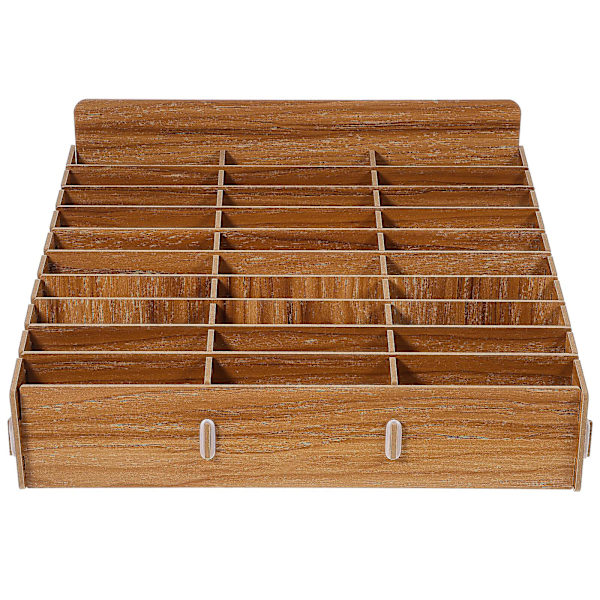 Tre 30-gitter Mobiltelefoner Oppbevaringsboks Desktop Mobiltelefon Holder Organizer