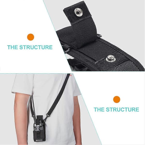 Nylon Radioholderpose for oppbevaring Slitesterk Interfonpose