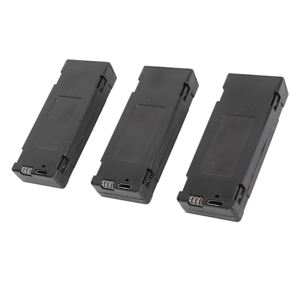 3st Drönarbatteri 2600mah 3.7v Uppladdningsbart Quadcopter Drönare Litiumbatteri För E88 För Borstlös Passar För S13 S1 App8gps 2600mAh