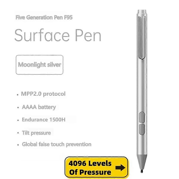 Pekpenna för Microsoft Surface 4096 tryckkänslighet Handledsavvisning för Microsoft Surface Pro9 Pro8 Laptop, B
