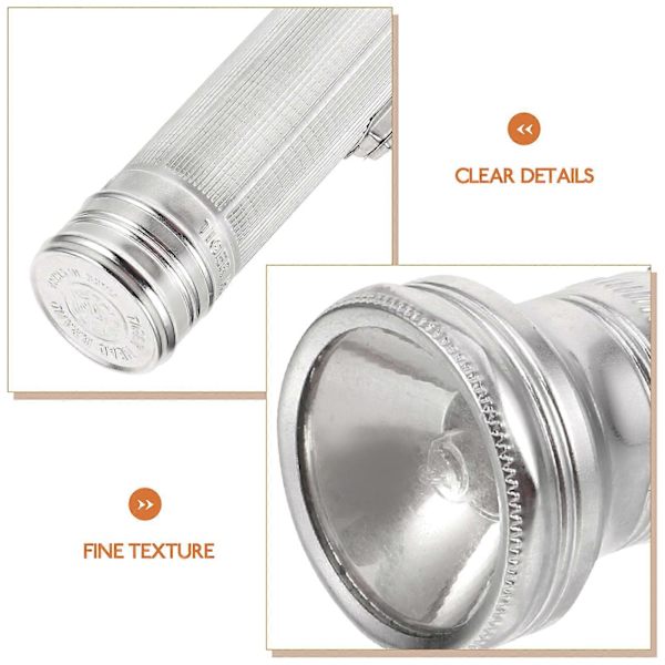 Metal Flashlight Outdoor Torch Portable Torch Old Fashioned Flashlight