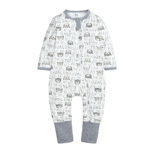 Nyfødt fodpose pyjamas tegneserie bomuld babytøj forår og efterår kostumer fritids body suit ny 1 12-18m