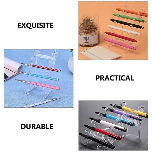 Plastpenholder til neglekunst og øjenbrynspenne