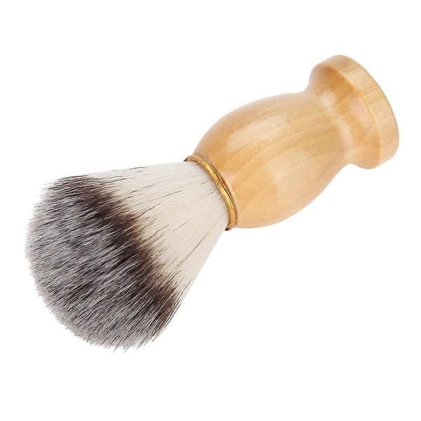 Skæg, barbering, sæt, rustfrit stål, skål, stativ, børste