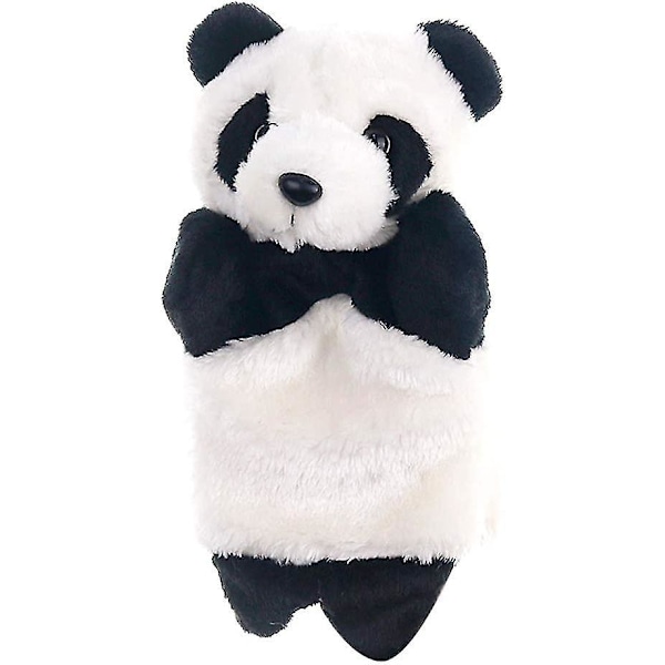 Panda Hand Puppet,panda Hand Puppets For Storytelling Performance Interactive Educational Toy Plush Finger Puppets Storytelling Puppet Gloves White An