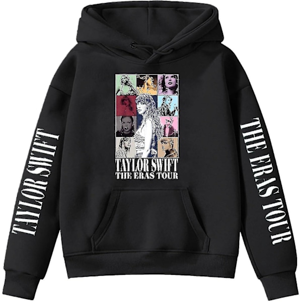 Flickor Hoodies 1989 Casual Taylor Sweatshirt Barn Killar Swifts Pullover Hoodie Konsert Outfit För 4-14 År-www 10 till 11 År 10 to 11 Years 03 black