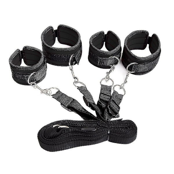 Soft Leather Cuffs Set Adjustable Straps Kit For Hand-wrist-ankle