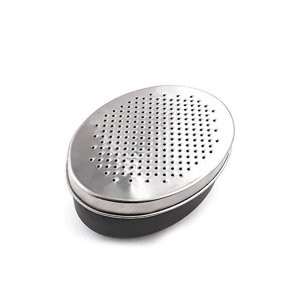 Ostriv, non-slip grater with collection container, grate cheese