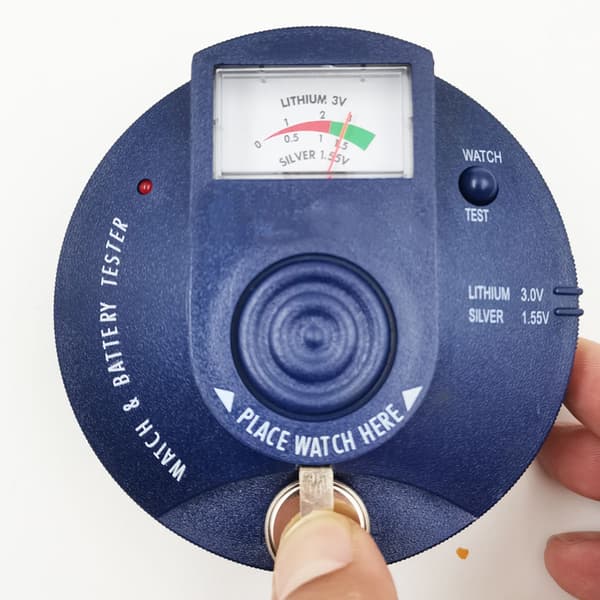 Efficient 1.5V 3V Button Battery Tester For Watchmakers Watch Repairers Maintenance