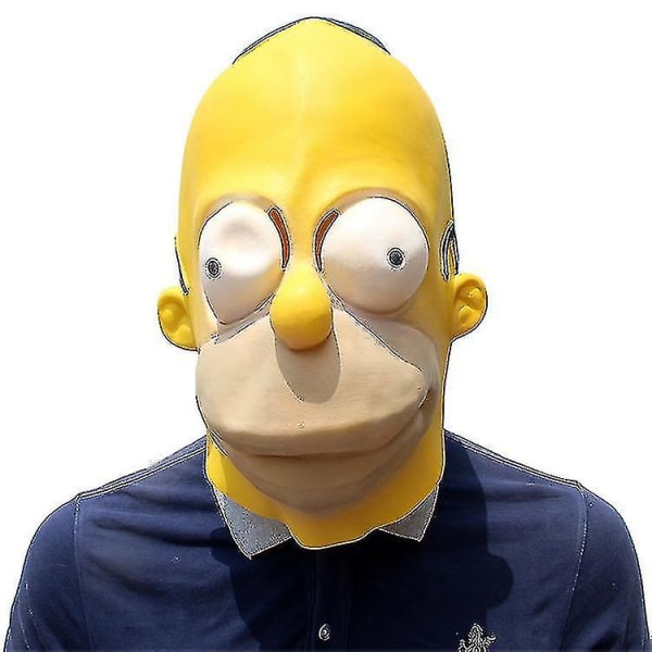 Simpson Mask Halloween Latex Mask