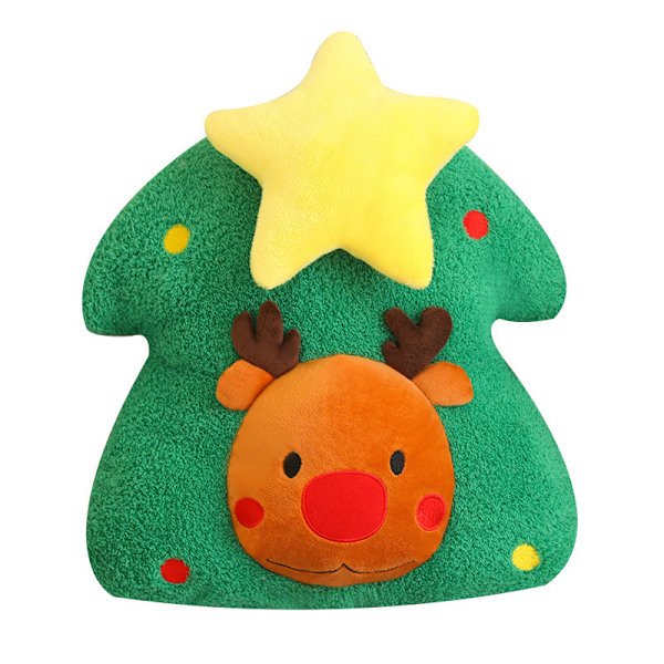 Christmas tree pillow plush toy pine doll Santa Claus doll Christmas decorations