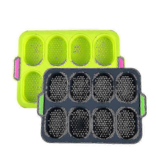 Non-Stick Perforeret Mini Baguette Bageplade - 11x9.5\" Universal Silikone Brødform