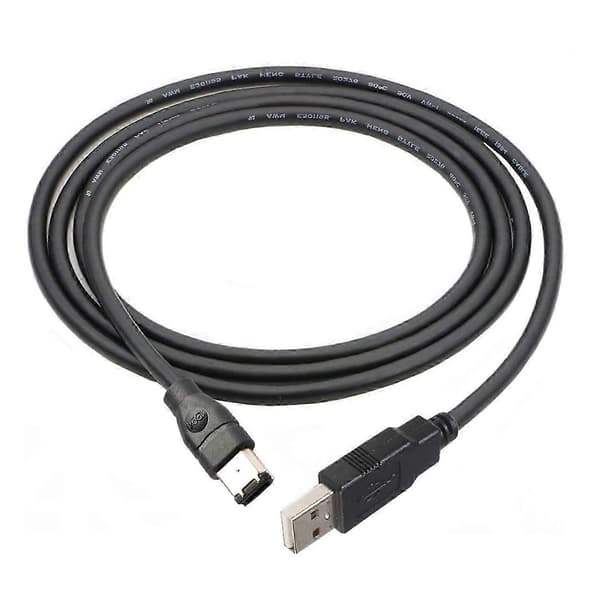 Firewire til USB Adapterkabel - IEEE 1394 6-bens han til USB 2.0 A han konverter 1.8m/3m/4.5m til lydkort og enheder