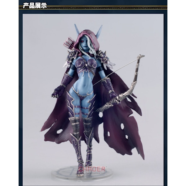 World of Warcraft 7 tuuman Sylvanas Kuolematon Kuningatar Windrunner -käsimalli