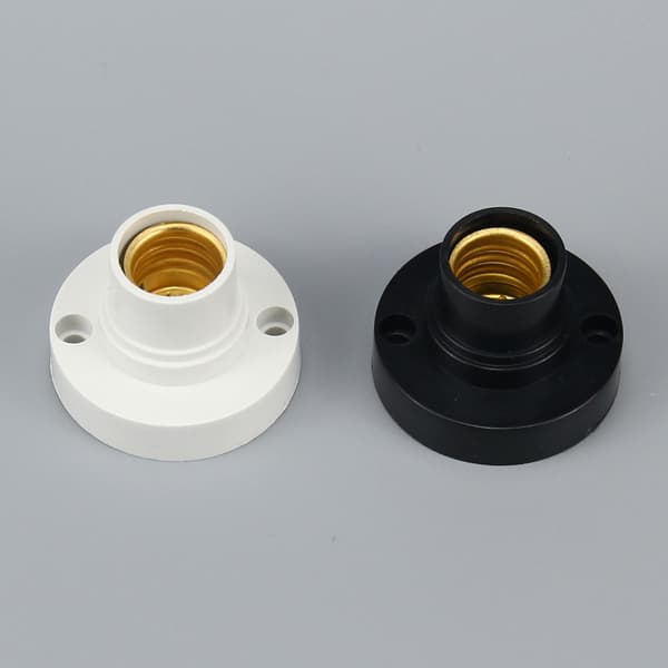 5 pcs E14 lamp holder, E14 Edison screw bulb holder, plastic ceiling lamp socket Crday gift C