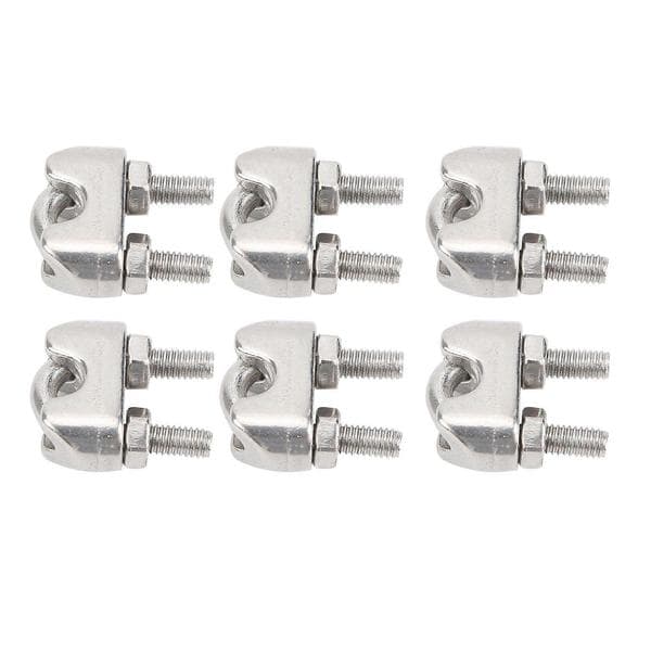 Wirelås m4 wire chuck wirefastgørelsesklemme rustfri klemme rigning