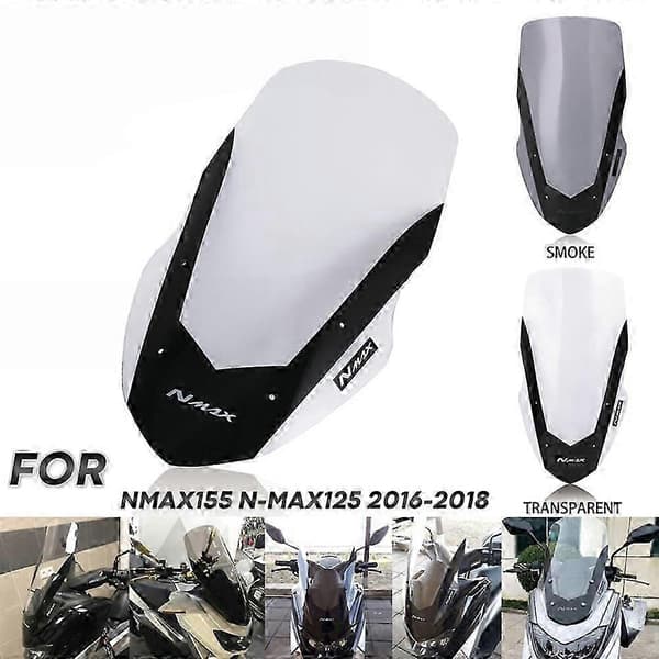 Motorcykel Forrude Deflektor til NMAX155 NMAX125 2016-2018 transparent