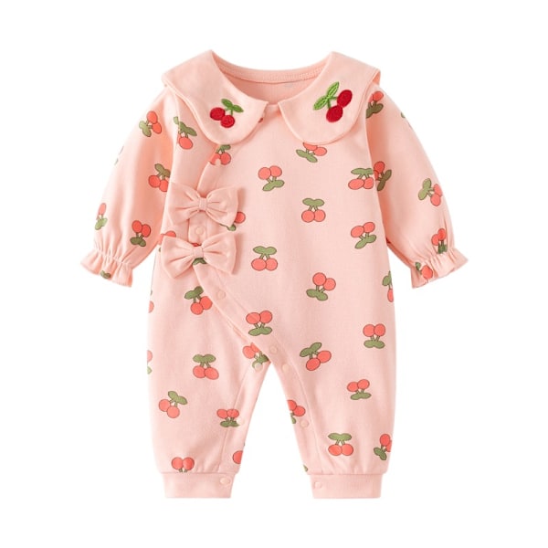 Baby-jumpsuit med lange ermer, ren bomullsbekledning amar a mamá 59cm