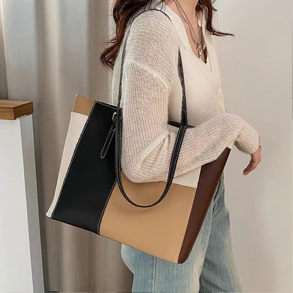 Vardagshandväska – Rymlig & Elegant – för Resor & Brunch Grey