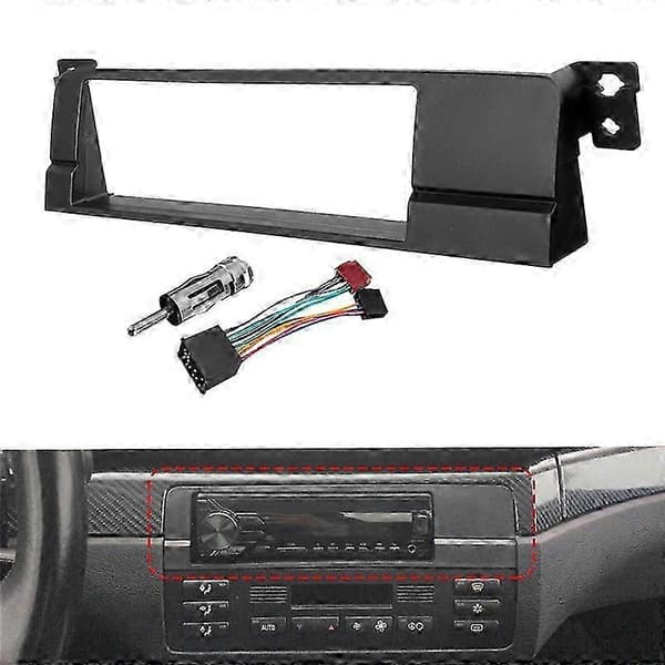 Auton 1 DIN-radion kojelaudan sovitinpaneeli 3-sarjan E46 1998-2005 -malleihin