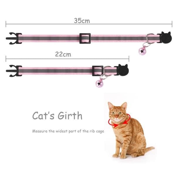 Hundehalsbånd - Nylon - Refleks - Justerbart - 12-pak