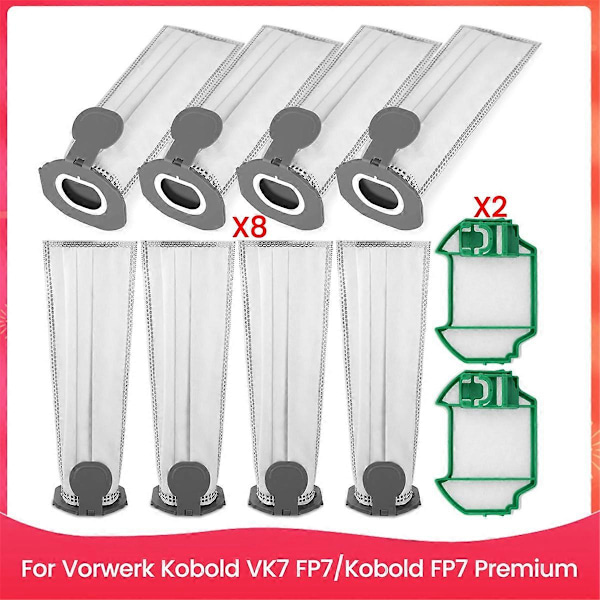 För Kobold VK7 FP7, Kobold FP7 Premium Filterpåsar Delar
