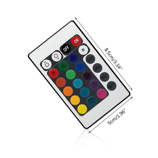DC12V Home LED Strip Light Control IR RGB LED Strip Remote Control with 24 Keys