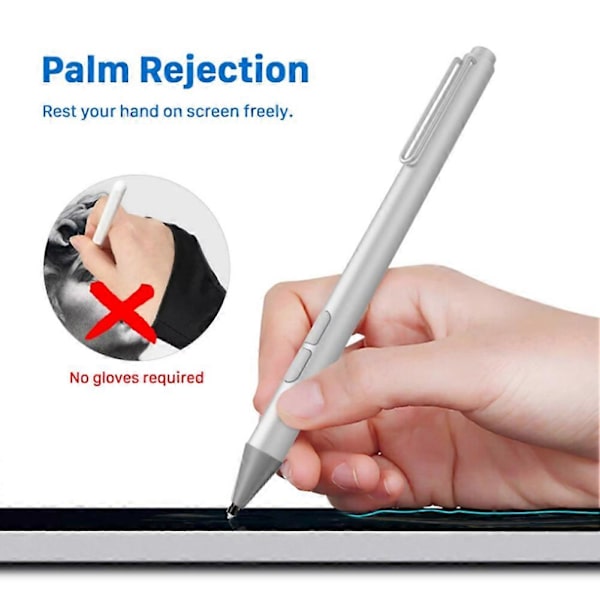 Touch Stylus Pen til Microsoft Surface 4096 Trykfølsomhed Håndfladeafvisning til Microsoft Surface Pro9 Pro8 Laptop,A