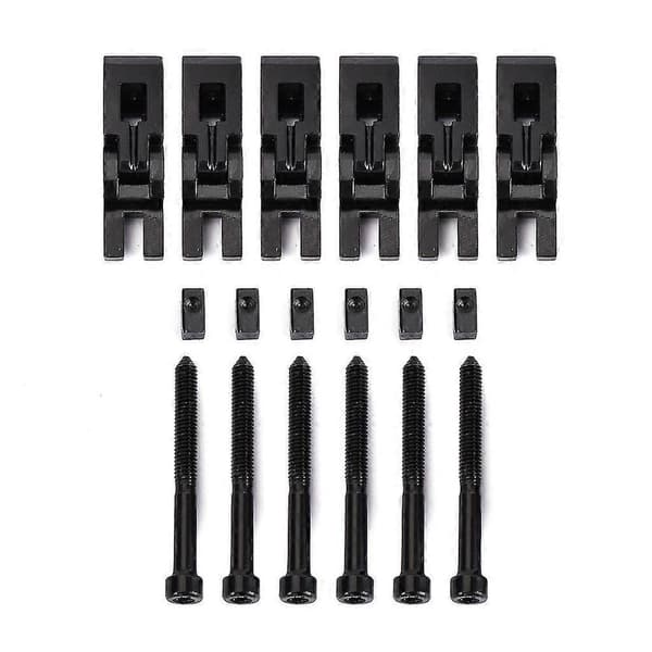 6 st Metall Gitarr Låsta Strängsadlar för Floyd-Rose Tremolo Stall Delar