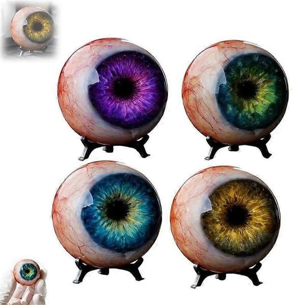 Hyperrealistisk Monsterøje-dekoration, Gotisk Øjeæble-ornament B