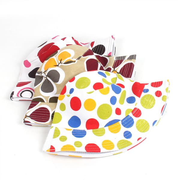 Unisex Printed Double-Sided Portable Reversible Bucket Hat R