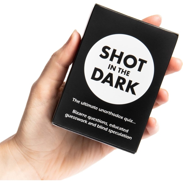 Shot in the Dark: The Ultimate Unorthodox Quiz Game | 2+ spillere | Voksne & Børn