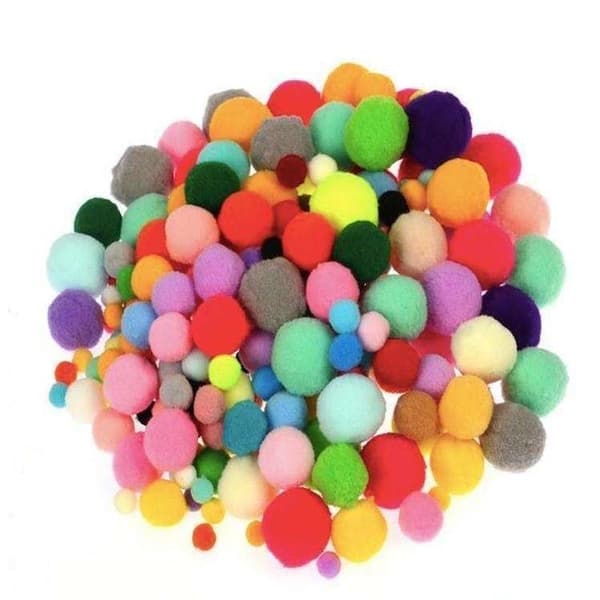 Mega askartelusetti - Piippurassit, liikkuvat silmät, pallot Monivärinen Multicolor multifärg