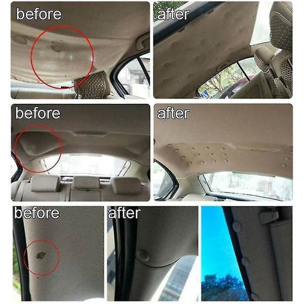 60 st/förpackning hängande inglasad autospänne biltakstift Fixering Snap takreparation