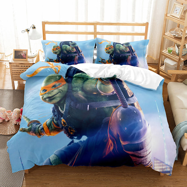 Ninja Turtles -sarjakuva 3D-tulostettu petaussetti, kolme osaa 220*240