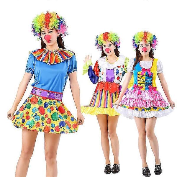 Halloween julklappar dekoration spot cirkusföreställning clownkostym Patch clown